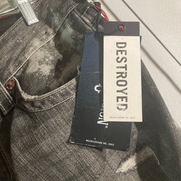 Rare True Religion denim vest/short set in “Deep Base” - Picture 8 of 9